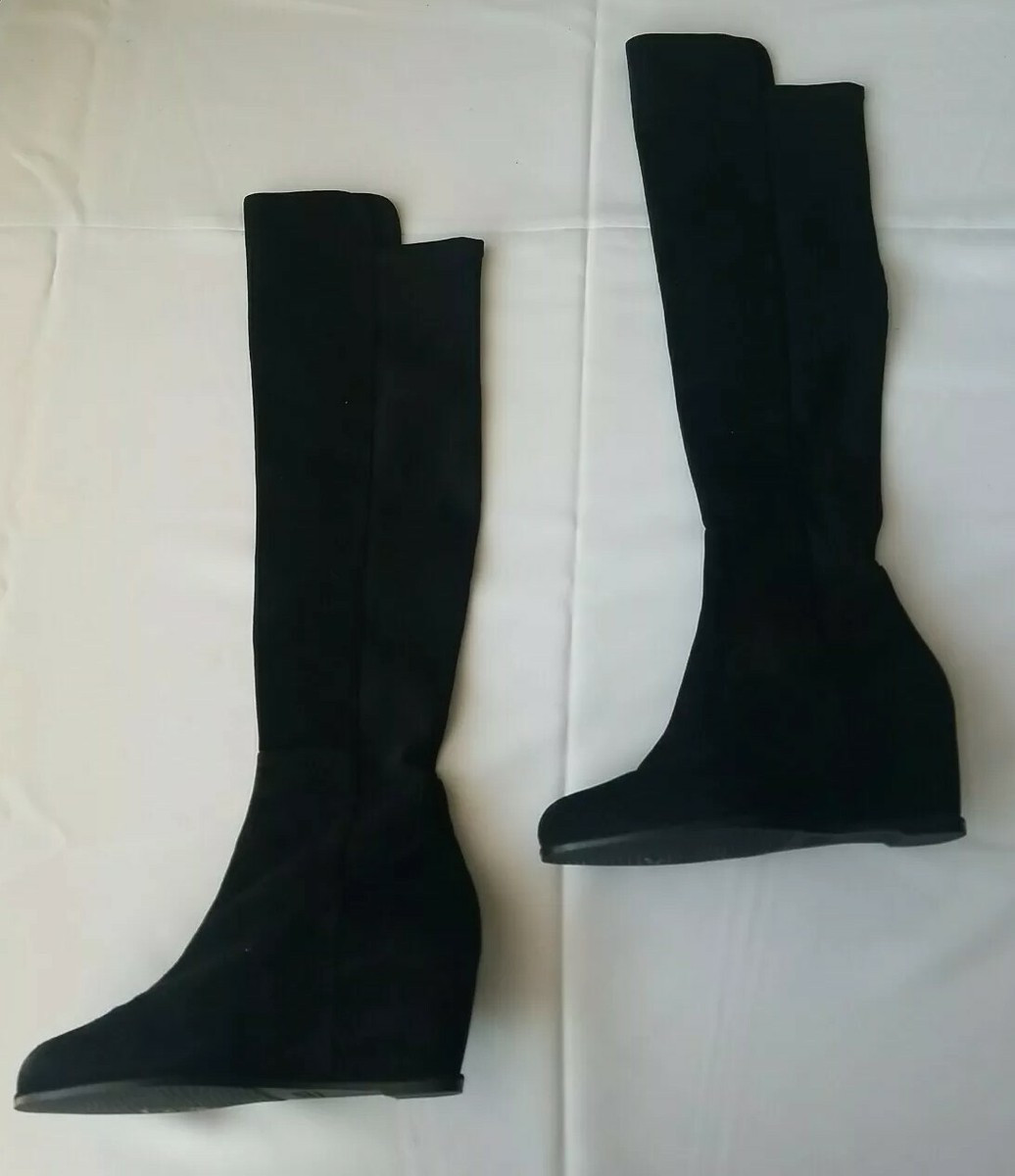 Long Black Leather STUART WEITZMAN size 8 H Boots. #416.1 | eBay US