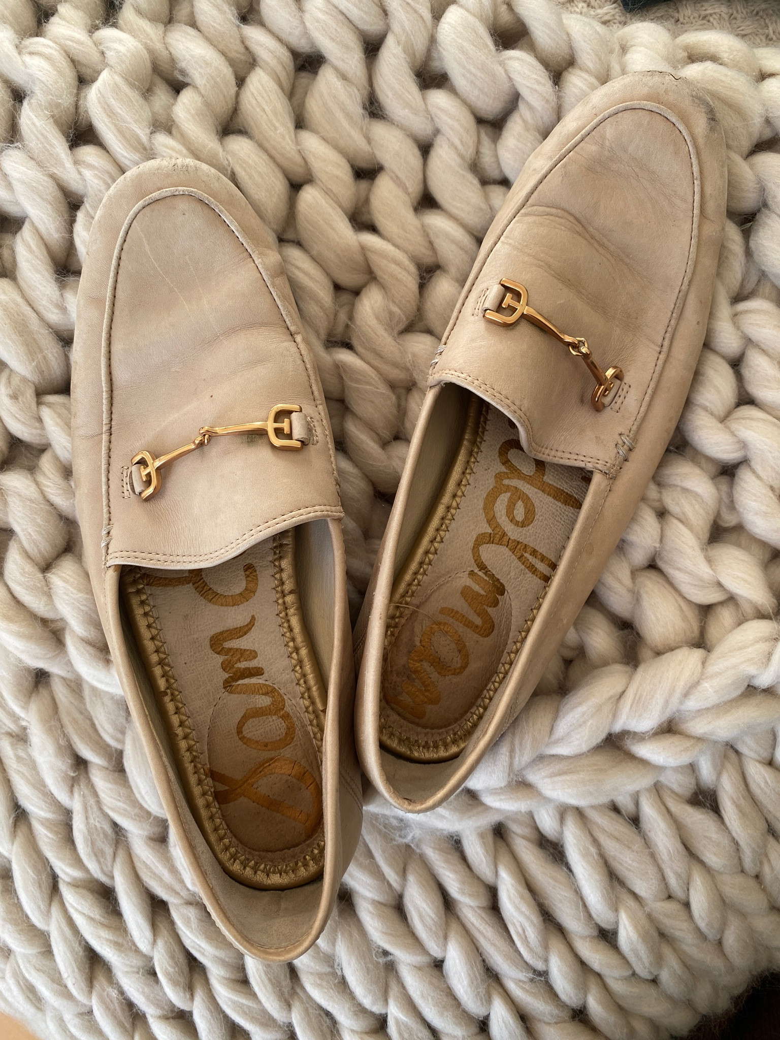 these loafers run tts and are currently 25-35% off for cyber Monday! This is the LIGHT SOFT BEIGE color (the soft beige is more of a greige color, but is the most similar to mine)

The Light Soft Beige was taken off the website in the last 24 hours for some reason 🤦🏻‍♀️

I’m linking everywhere they’re marked down so you can snag what suits you best  

#LTKunder100 #LTKCyberweek #LTKsalealert