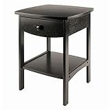 Winsome Wood Claire Accent Table, Black | Amazon (US)