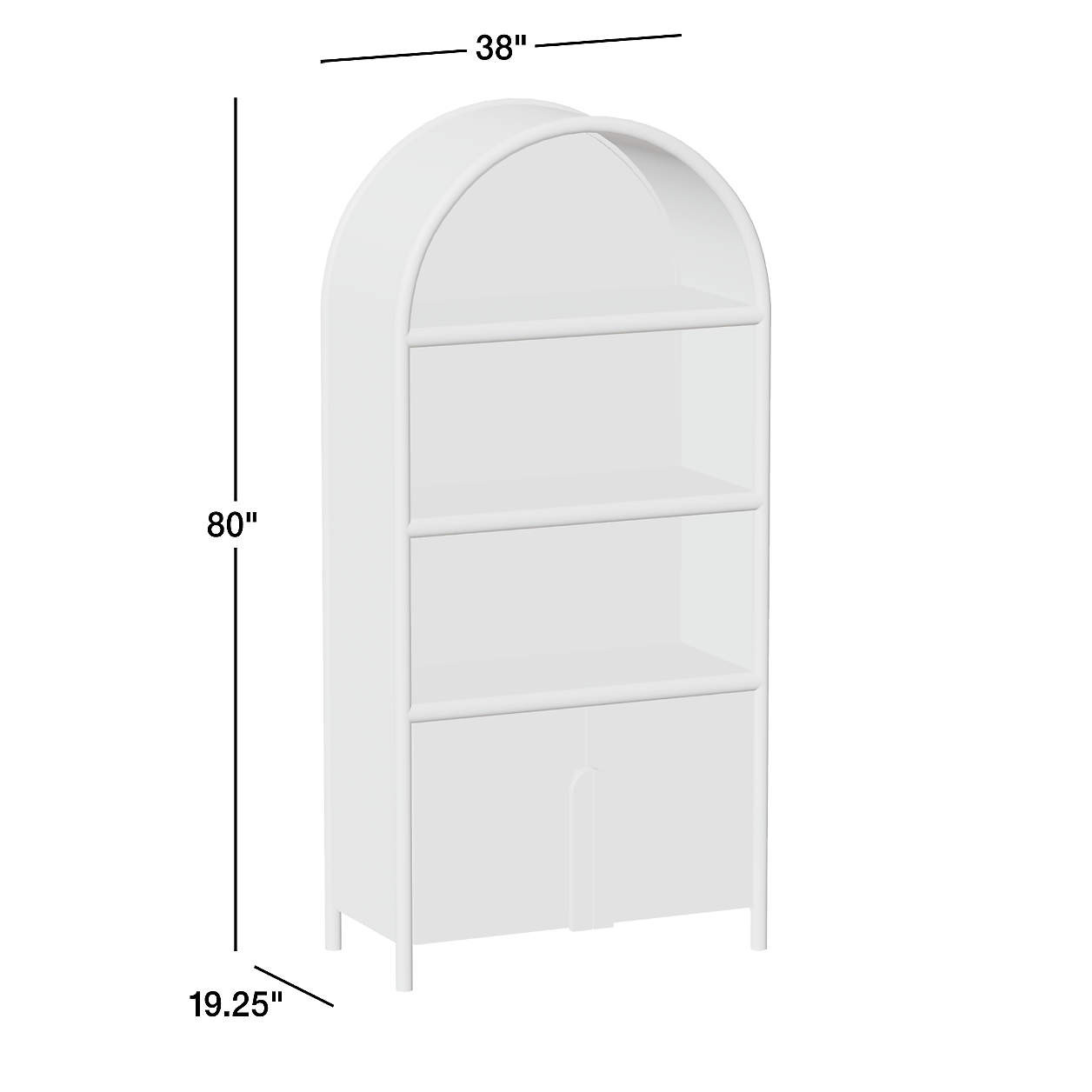 Annie 38" Natural Wood Storage Bookcase with Shelves by Leanne Ford + Reviews | Crate & Barrel | Crate & Barrel