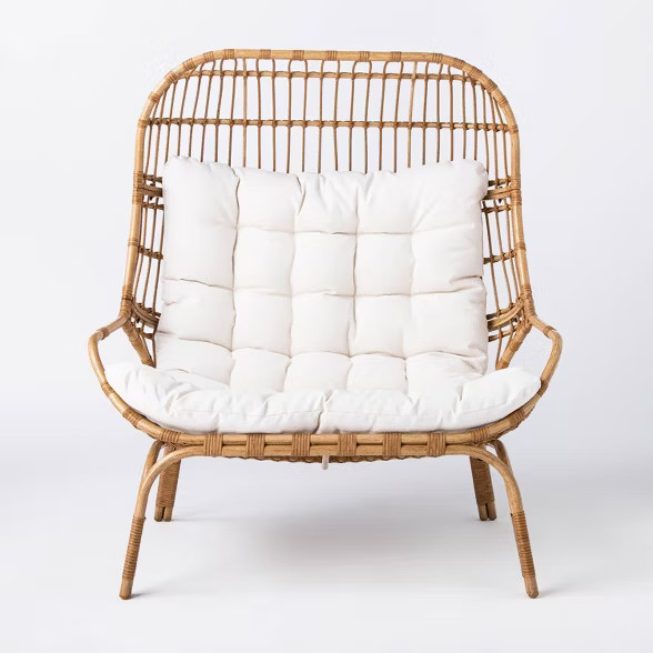 Wicker & Metal Patio Egg Chair - Threshold™ designed with Studio McGee | Target