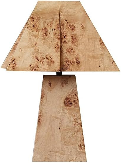 Bohan Table Lamp in Burlwood on living Room 14.96 * 14.96 * 20.47“, Gold | Amazon (US)