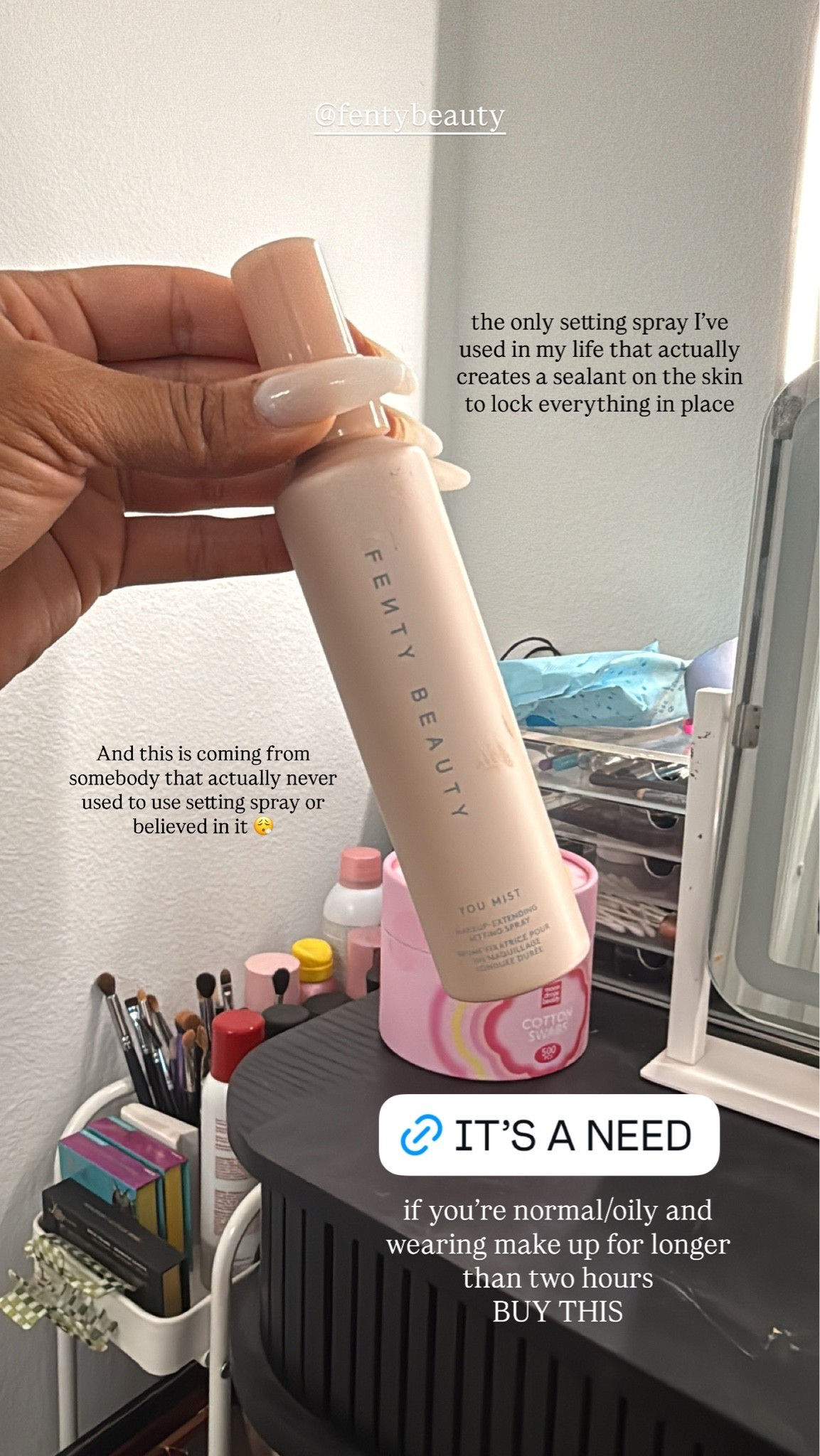 THE BEST SETTING SPRAY OF LIFE @Fenty Beauty

#LTKBeauty