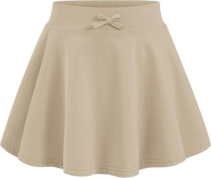 BOOPH Girls Skirts Kids Casual Mini Skorts Toddler Athletic Uniform Skirts with Pockets | Amazon (US)
