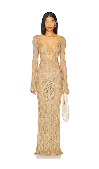 Torin Maxi Dress in Gold | Revolve Clothing (Global)