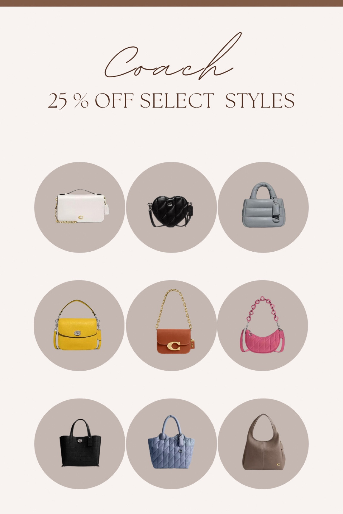 Coach Sale 

#LTKsalealert