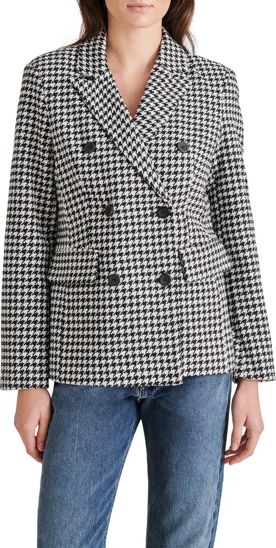 Steve Madden Houndstooth Peacoat | Nordstromrack | Nordstrom Rack