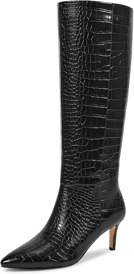 wetkiss Knee High Boots for Women Pointed Toe Design, Classic and Sexy | Amazon (US)