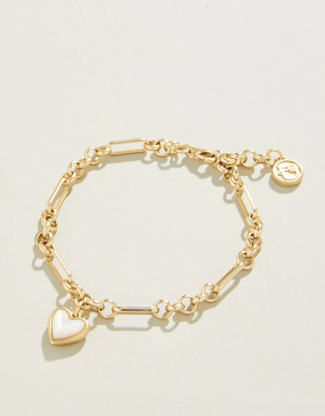 Full Heart Bracelet Mother-of-Pearl | Spartina 449