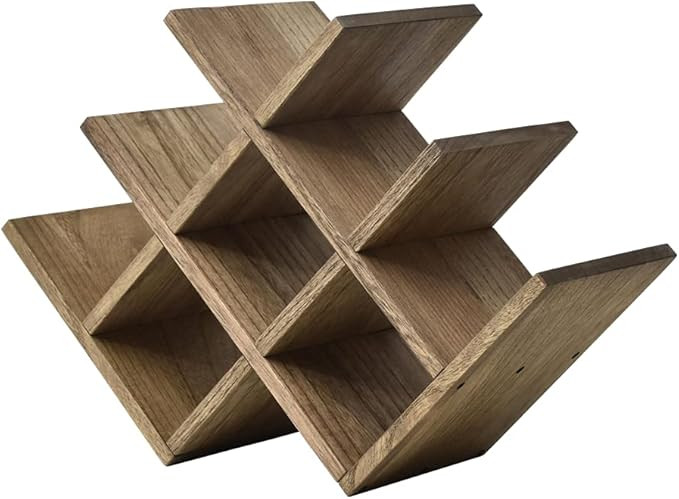 KIRIGEN 8-Bottle Countertop Wine Rack - Wine Bottle Holder for Bar Table/Wine Cabinet Free Standi... | Amazon (US)