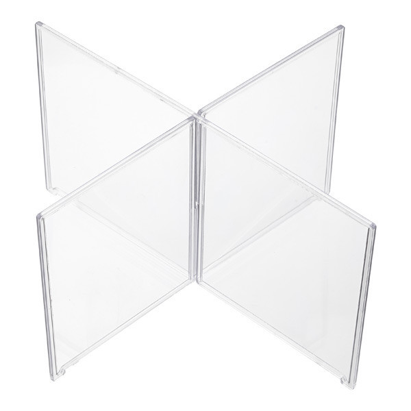 Clear Stackable Sweater Drawer Case of 2 | The Container Store