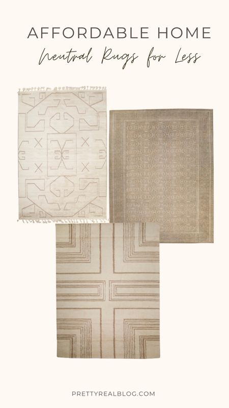 Neutral rugs for less, living room rug, wool rugs 

#LTKHome