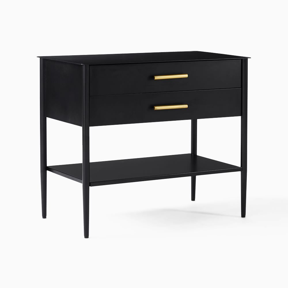 Metalwork Grand Nightstand (28&quot;) | West Elm (US)