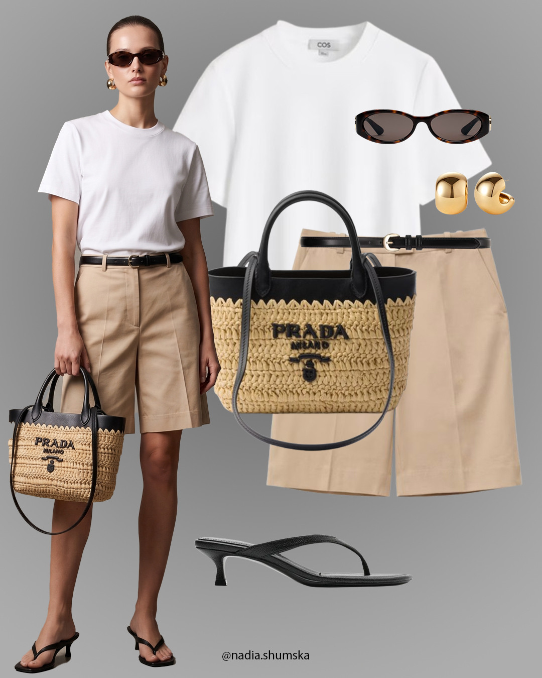 White t-shirt summer outfit✨ #summerlooks #summeroutfits #trendyoutfit #stylishlook 

 #LTKootd