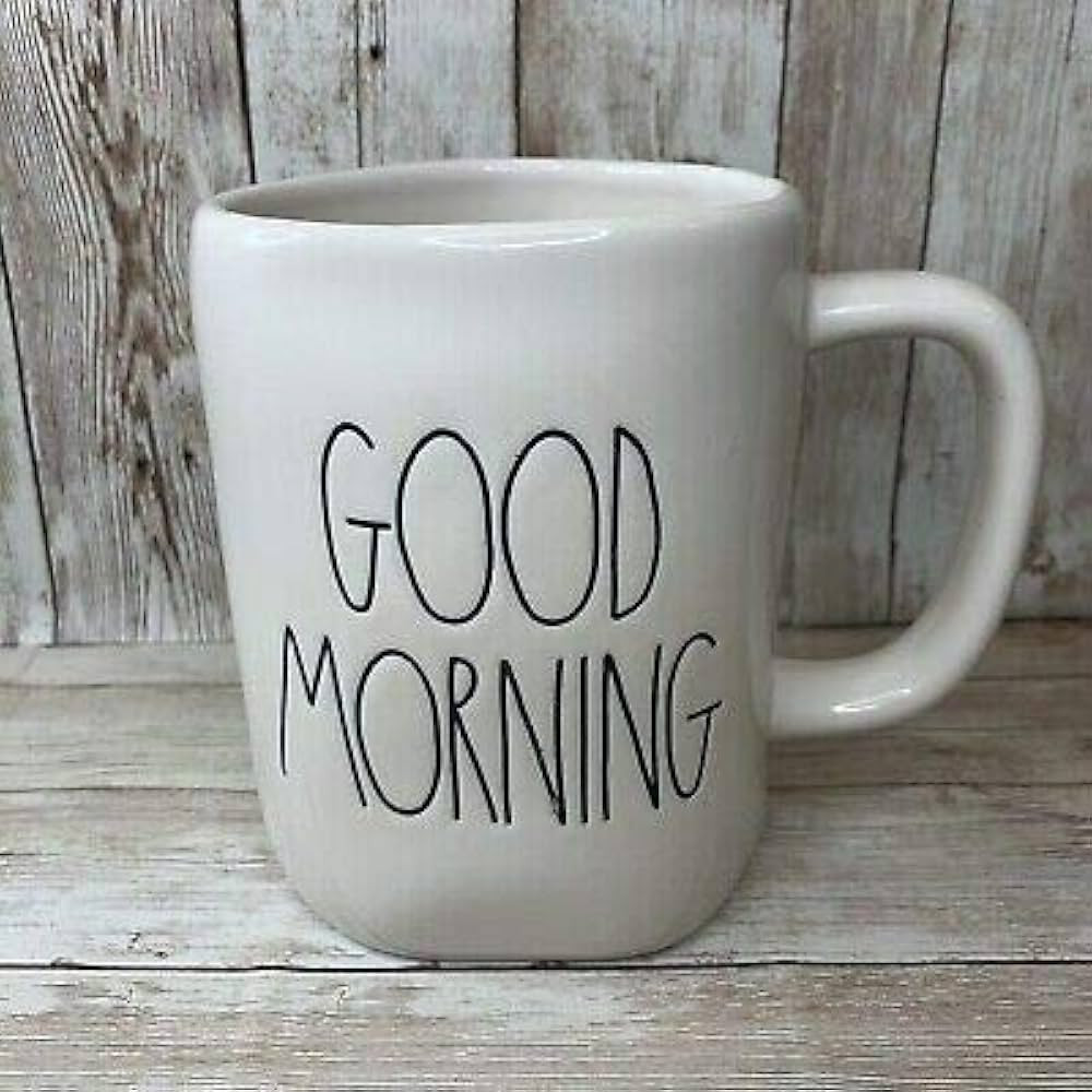 Rae Dunn GOOD MORNING Mug - ceramic - very rare! | Amazon (US)