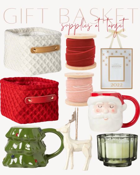 Gift basket supplies at target! Christmas gift ideas, hostess gift, teacher gift ideas. 

#LTKSeasonal #LTKGiftGuide #LTKHoliday