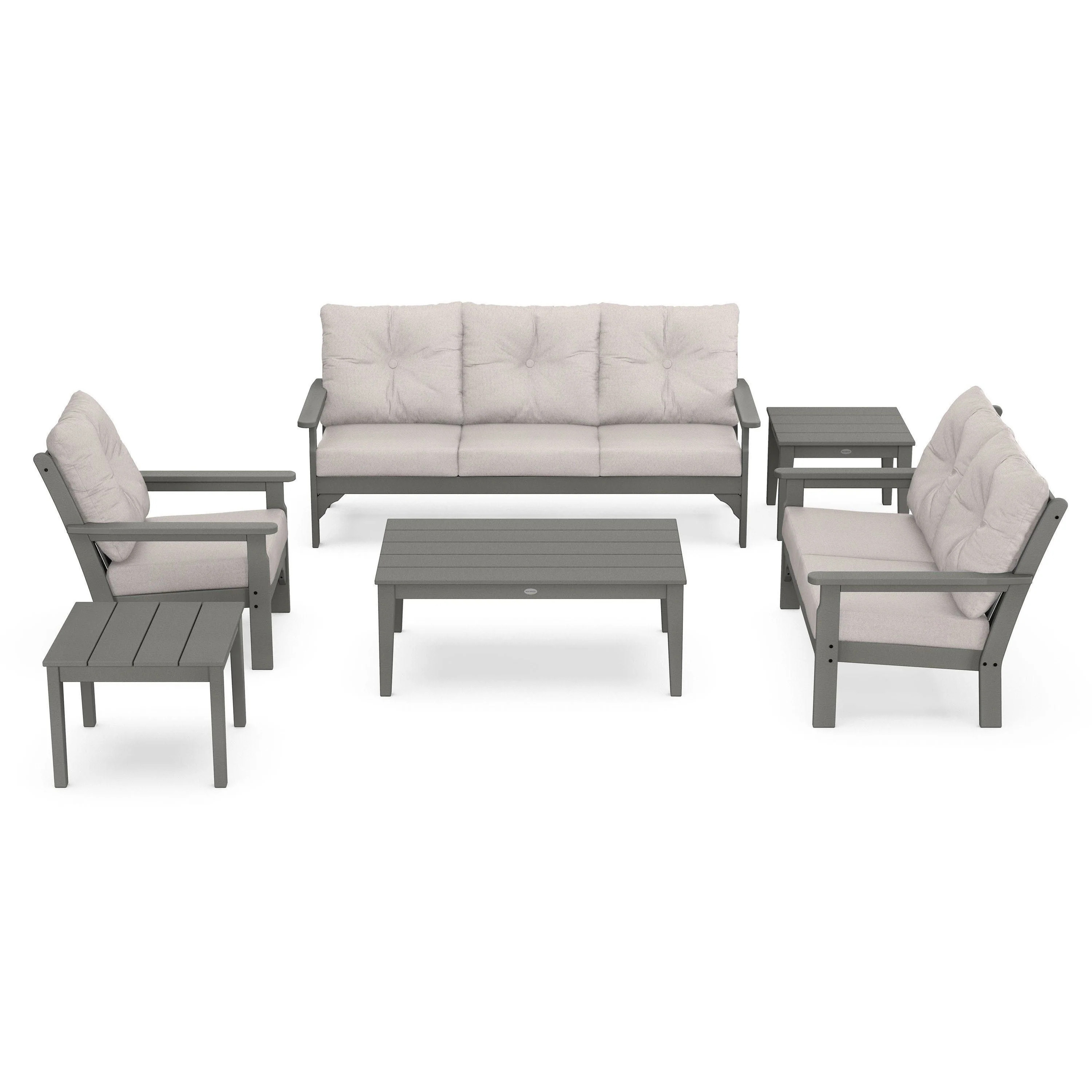Vineyard 6-Piece Deep Seating Set | POLYWOOD
