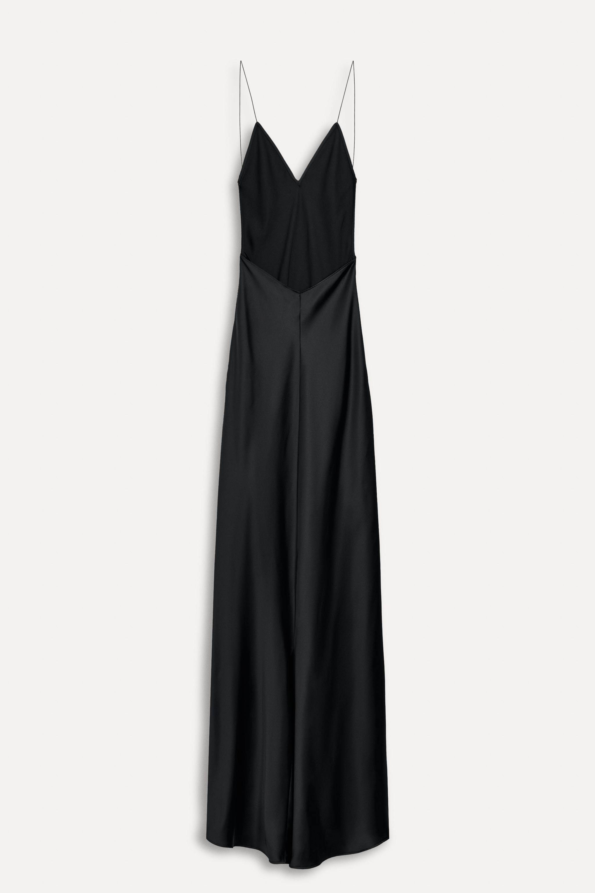 LONG SATIN DRESS 50TH ANNIVERSARY | Zara UK