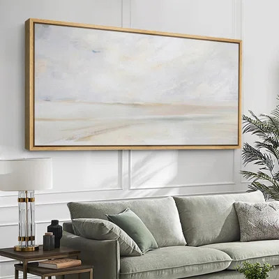 Tranquil Beach Coastal Landscape Modern Art | Wayfair Professional