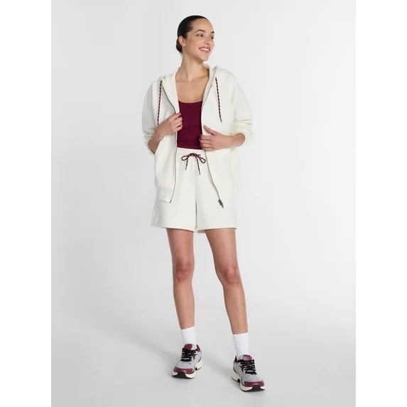 Athletic Works Women's and Women's Plus Fleece Shorts, 5'' Inseam, Size XS-4X | Walmart (US)
