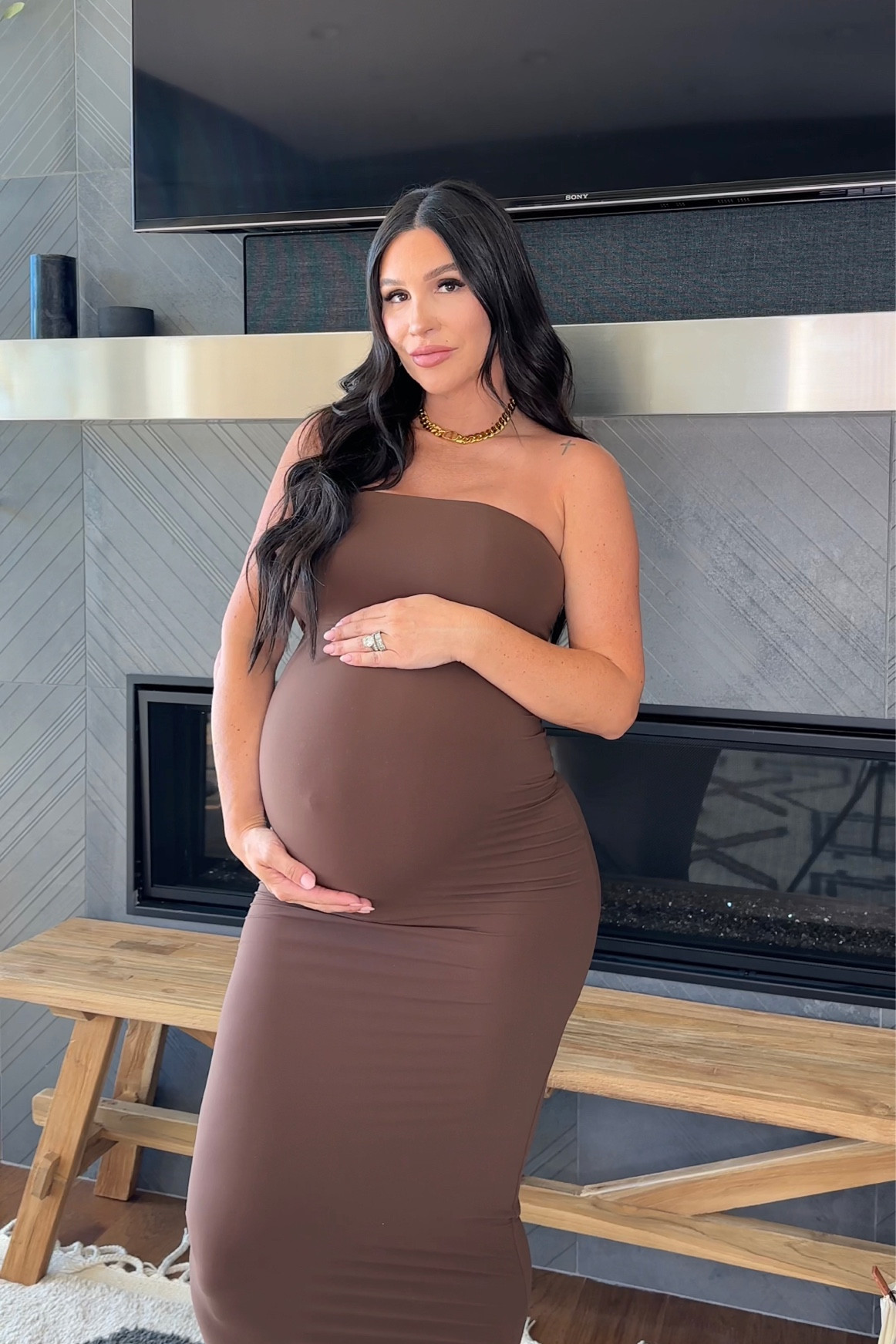 The most comfortable stretchy dress!

#LTKbeauty #LTKbaby #LTKbump
