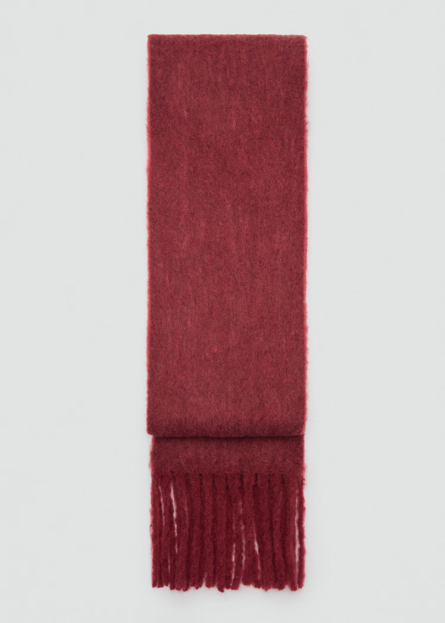 Fringe wool blend scarf | Mango (US/MX/AU)