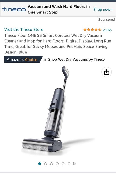 Tineco wet dry vacuum is $110 off today making it $389 when you select the coupon! 



#LTKFind #LTKsalealert #LTKhome