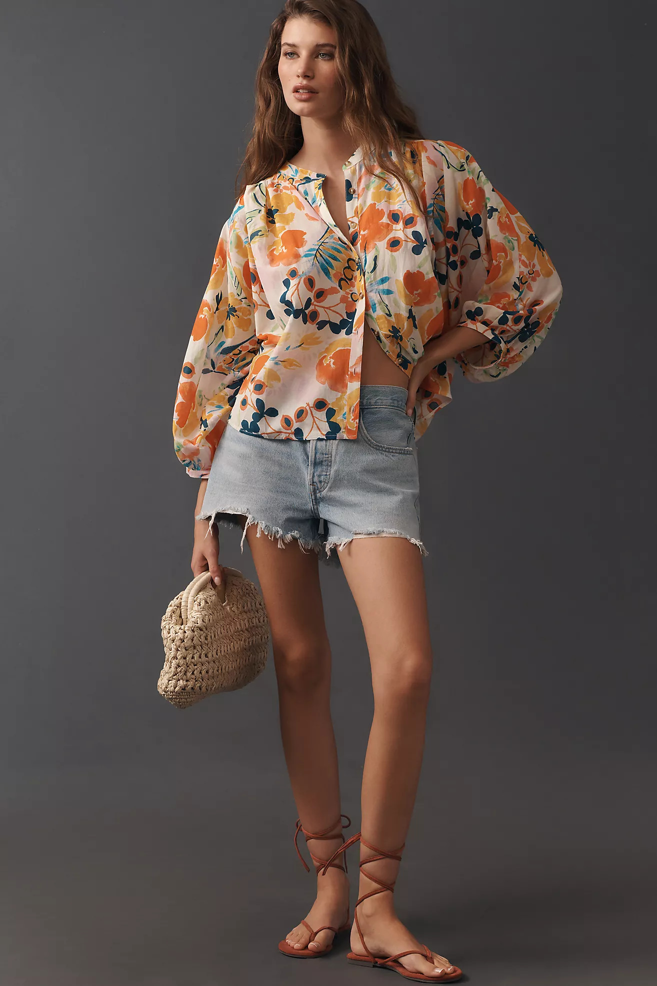The Sidney Batwing Blouse by Pilcro: Shrunken Edition | Anthropologie (US)