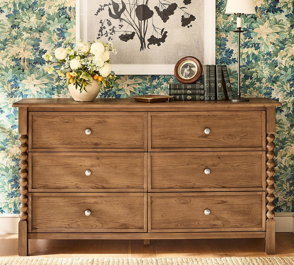 Chris Loves Julia Stacked Ball Wide Dresser (62") | Pottery Barn (US)