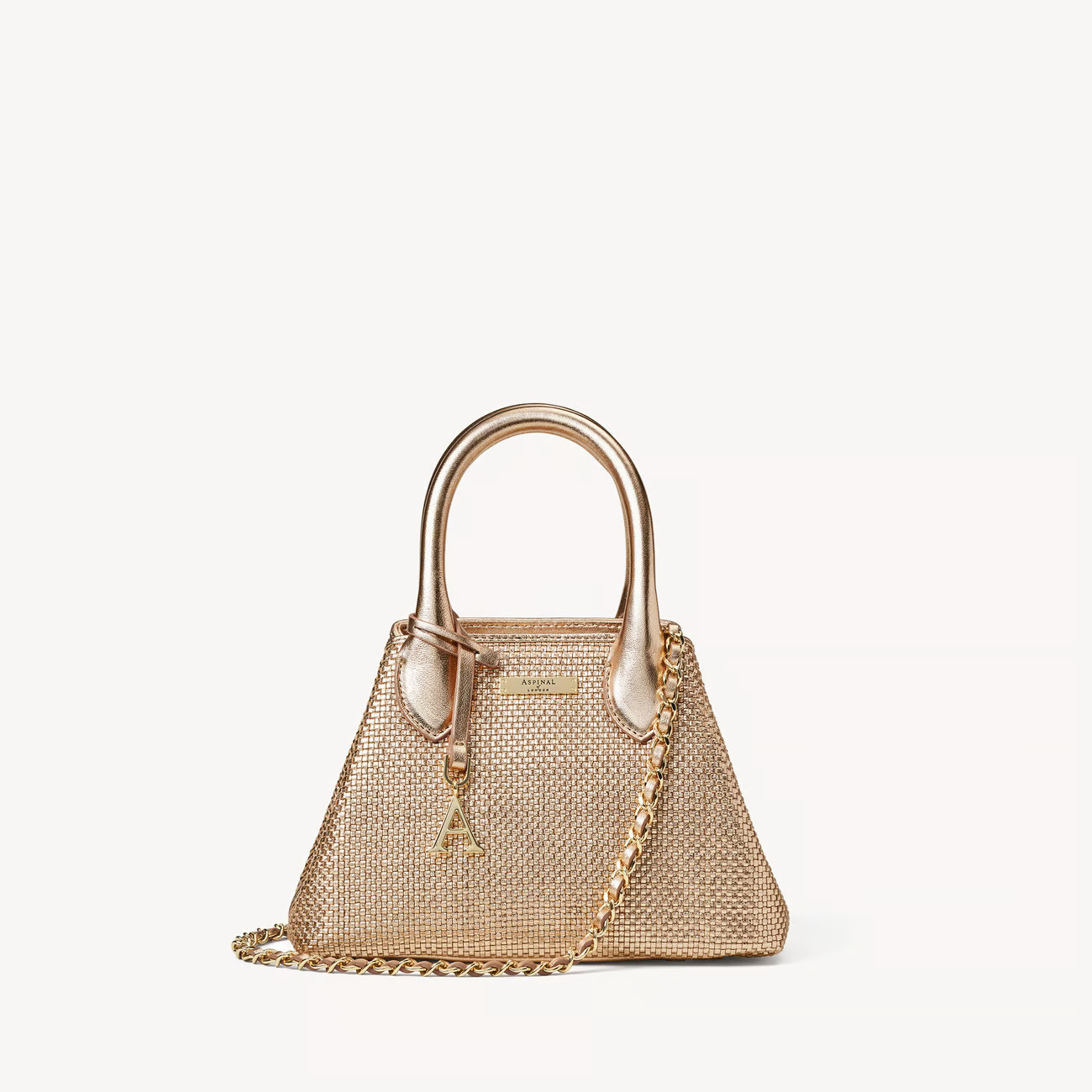 Paris Bag

        
            
            Champagne Woven Leather | Aspinal of London