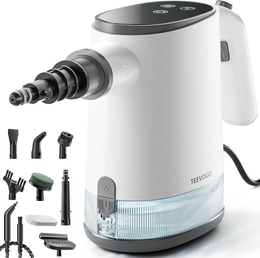 Handheld Steam Cleaner, 15s Fast Heating, Adjustable Steam, 650mL Large Water Tank, Pressurized P... | Amazon (US)