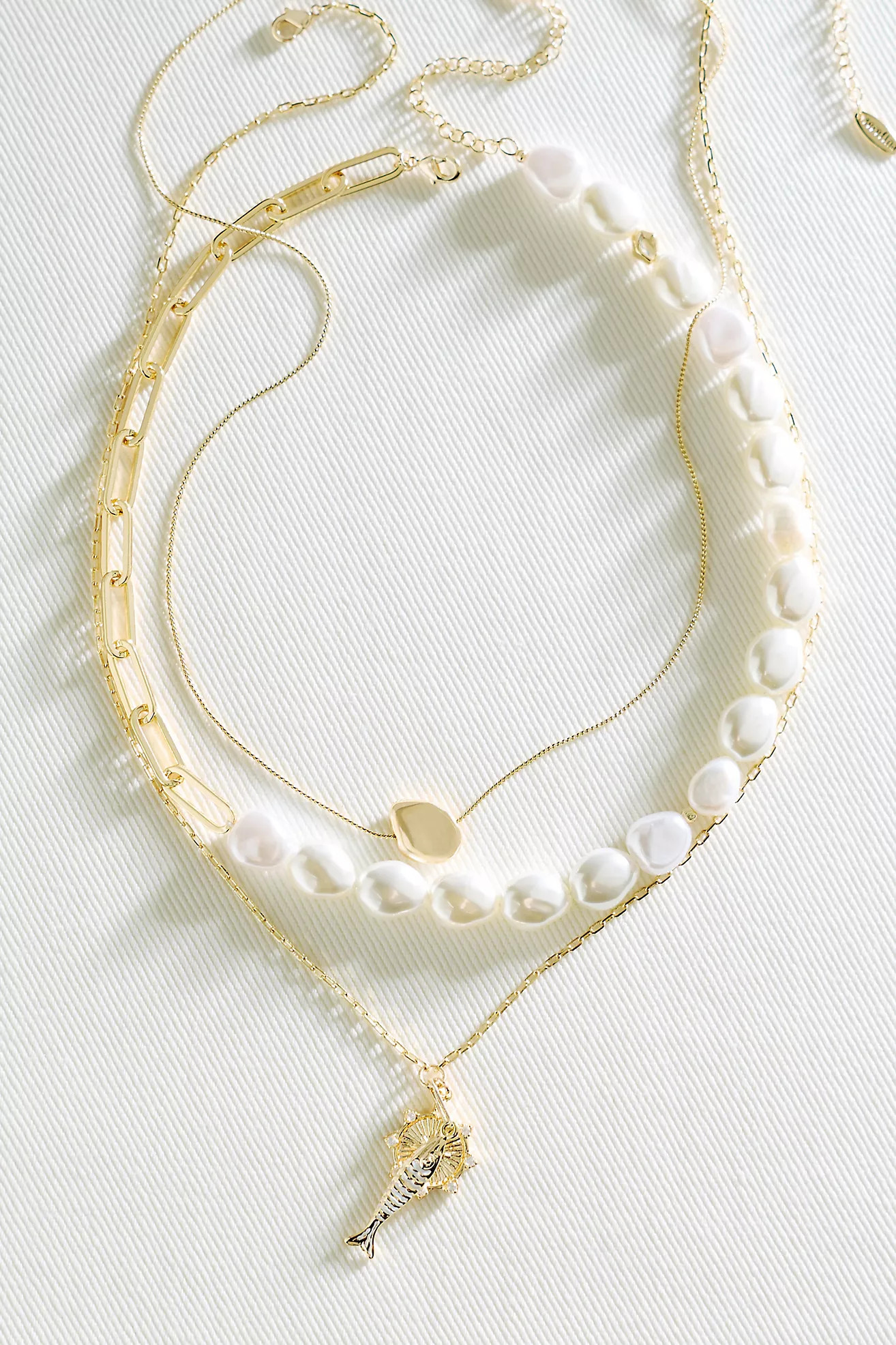 Shades of Sea Layering Necklaces | Anthropologie (US)