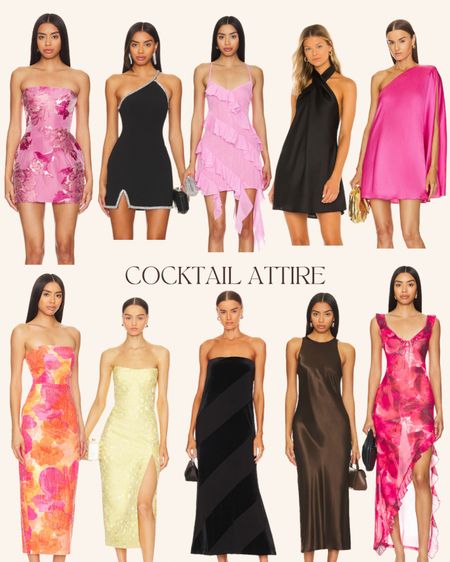 Cocktail attire for all your weddings and events this summer! Formal dresses, cocktail dresses, and more 