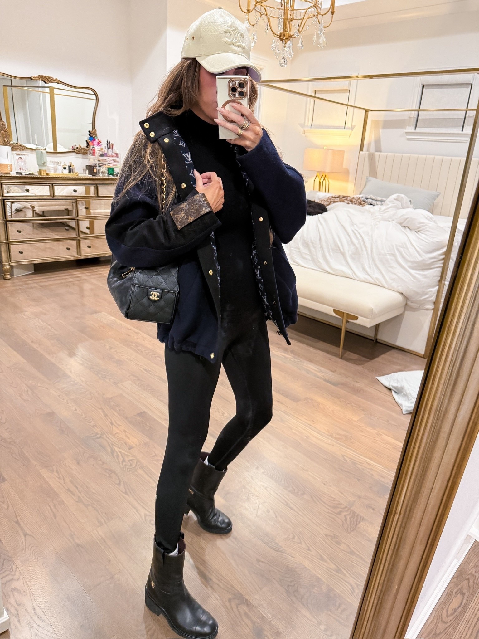 Linking a lookalike to this Louis Vuitton Ready to Wear Jacket! 

Holiday Outfit, Louis Vuitton, Chanel 25S, Bomber Jacket, Boots, Fall Fashion, Fall outfits, Winter outfits, Emily Ann Gemma 

#LTKootd #LTKHoliday #LTKSeasonal
