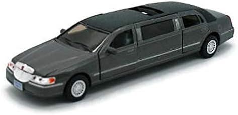 Kinsmart 1/38 Scale Diecast 1999 Lincoln Town Car Stretch Limousine in Color Black | Amazon (US)