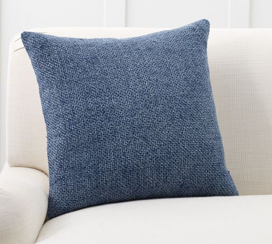 Faye Linen Textured Pillow | Pottery Barn (US)