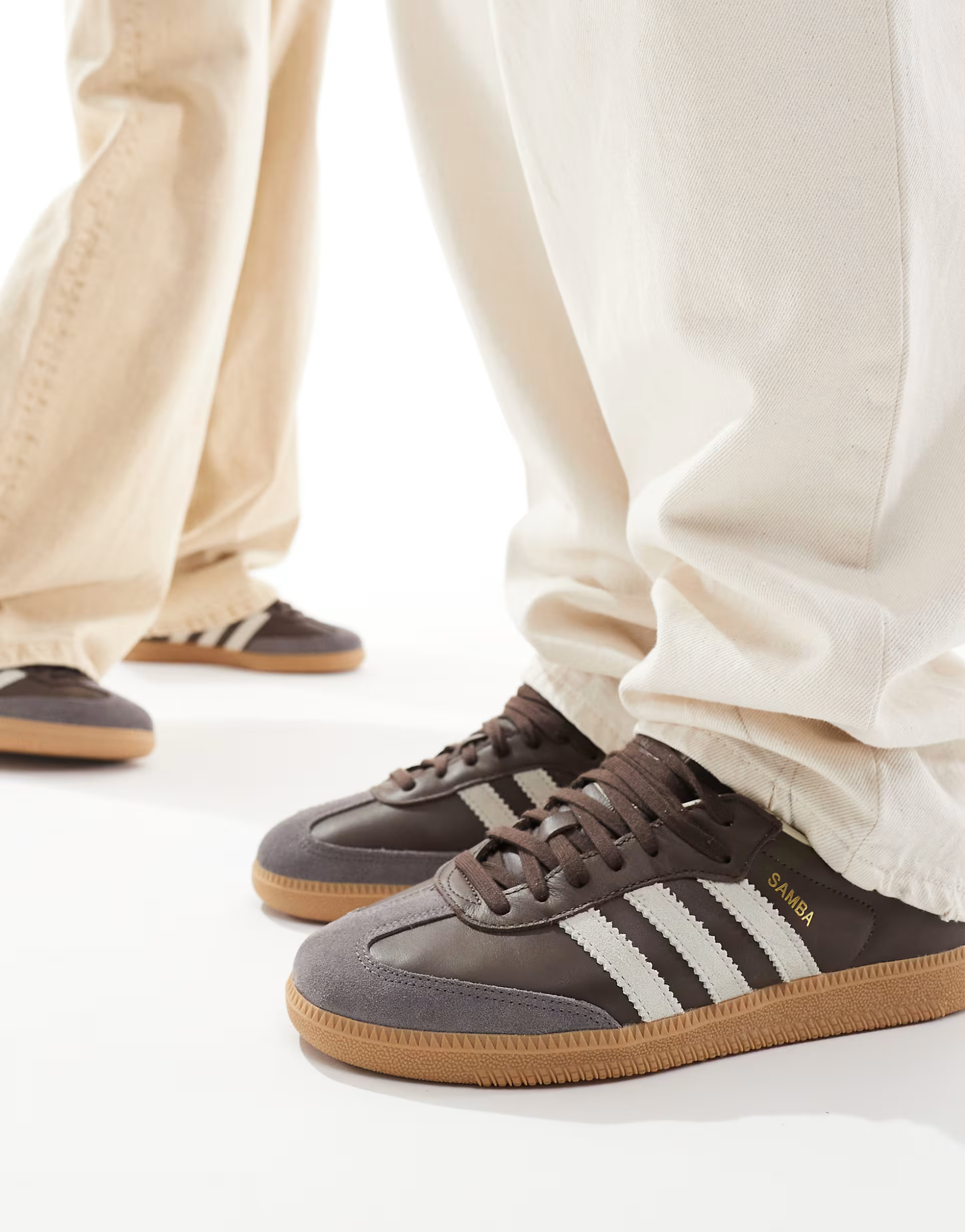 adidas Originals Samba OG trainers in brown | ASOS | ASOS (Global)