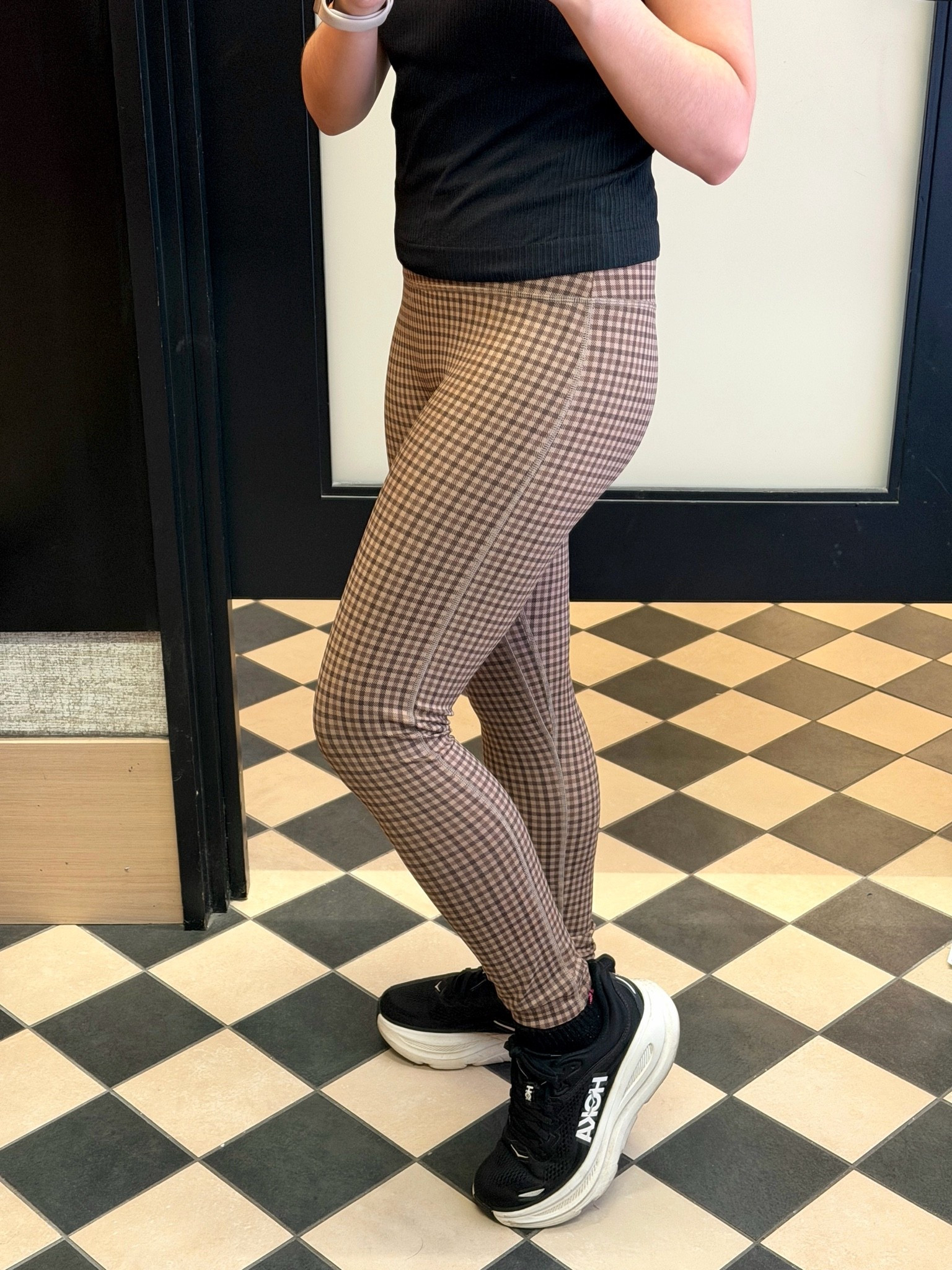 Abercrombie Sale Alert! 🤎 The YPB studioFLEX 7/8-Length Leggings in Chocolate Mousse Check are such a cute activewear find for fall! 🍁 I love the buttery-smooth fabric and brown check print, plus the 7/8 length is perfect for petites. 🙌🏻 Such a good time to snag them while they’re on sale! @abercrombie #leggings #activewear #abercrombie

#LTKActive #LTKSaleAlert #LTKPetite