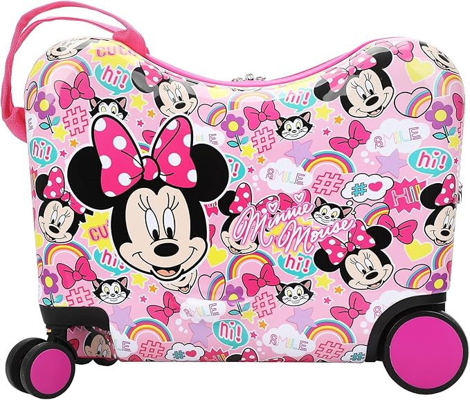 Bioworld Minnie Mouse Ride-On 18" Suitcase For Kids & Toddlers | Amazon (US)