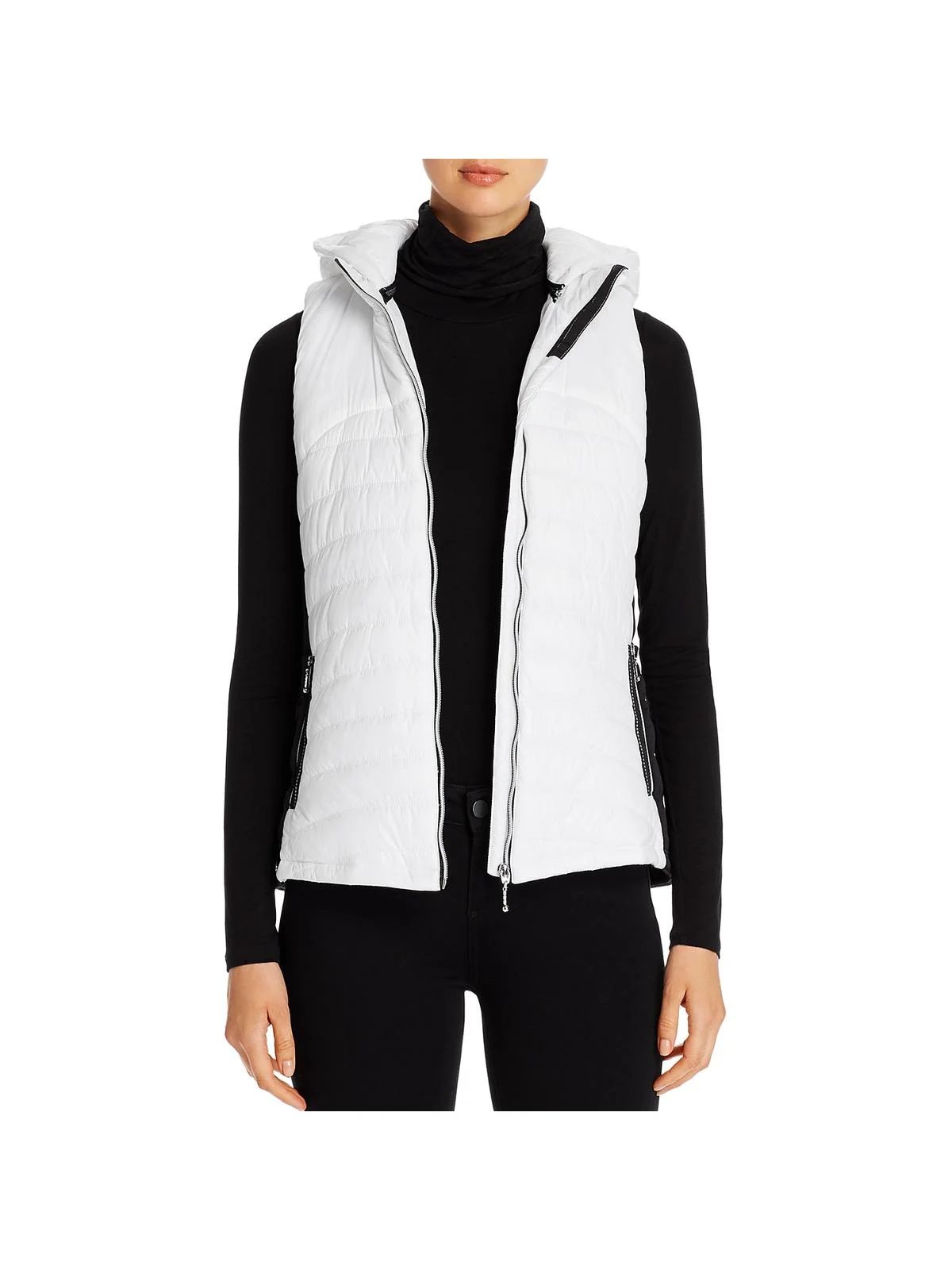 Anorak Womens Yoga Quilted Water Resistant Vest White S - Walmart.com | Walmart (US)