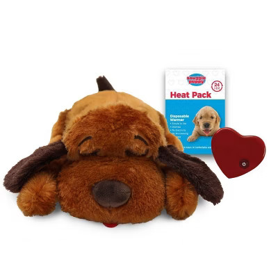Snuggle Puppy Heartbeat Stuffed Toy - Brown Mutt | Target
