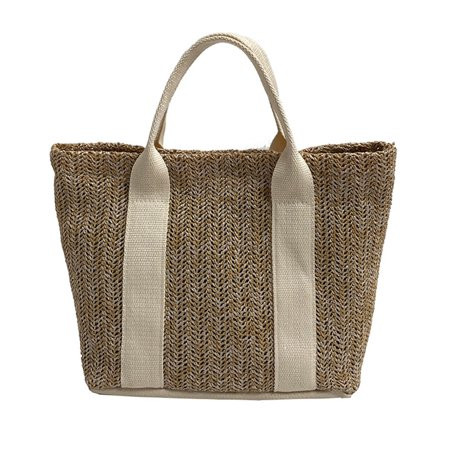 VIEGINE Straw Beach Bag Vintage Woven Shoulder Bags Bohemian Summer Vacation Casual Tote Handbag for | Walmart (US)