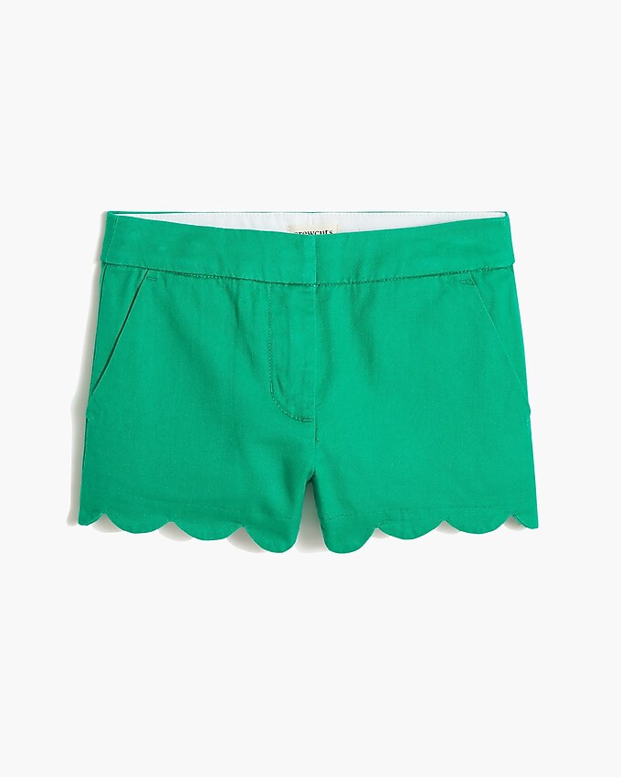 Girls' short with scalloped hem | J.Crew Factory
