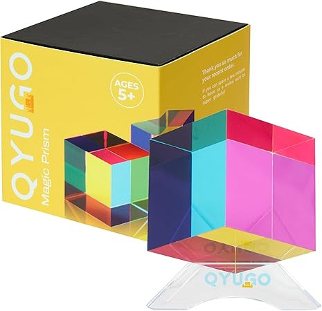 QYUGO Acrylic Magic Cube(50mm) Hyper Cube - Nice Cube for Color Recognition-Start Your Creative J... | Amazon (US)