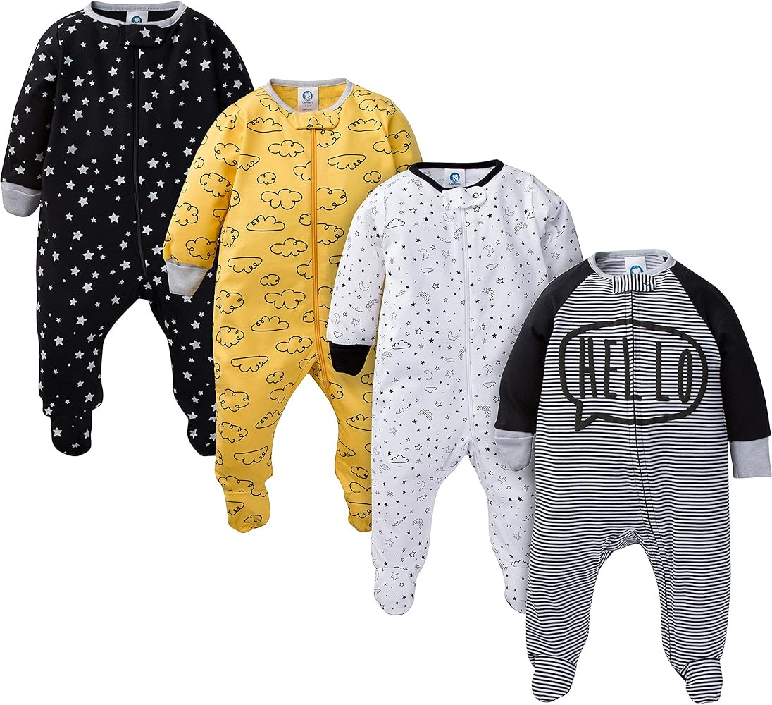 Gerber baby-boys 4 Pack Sleep 'N Play Footie | Amazon (US)