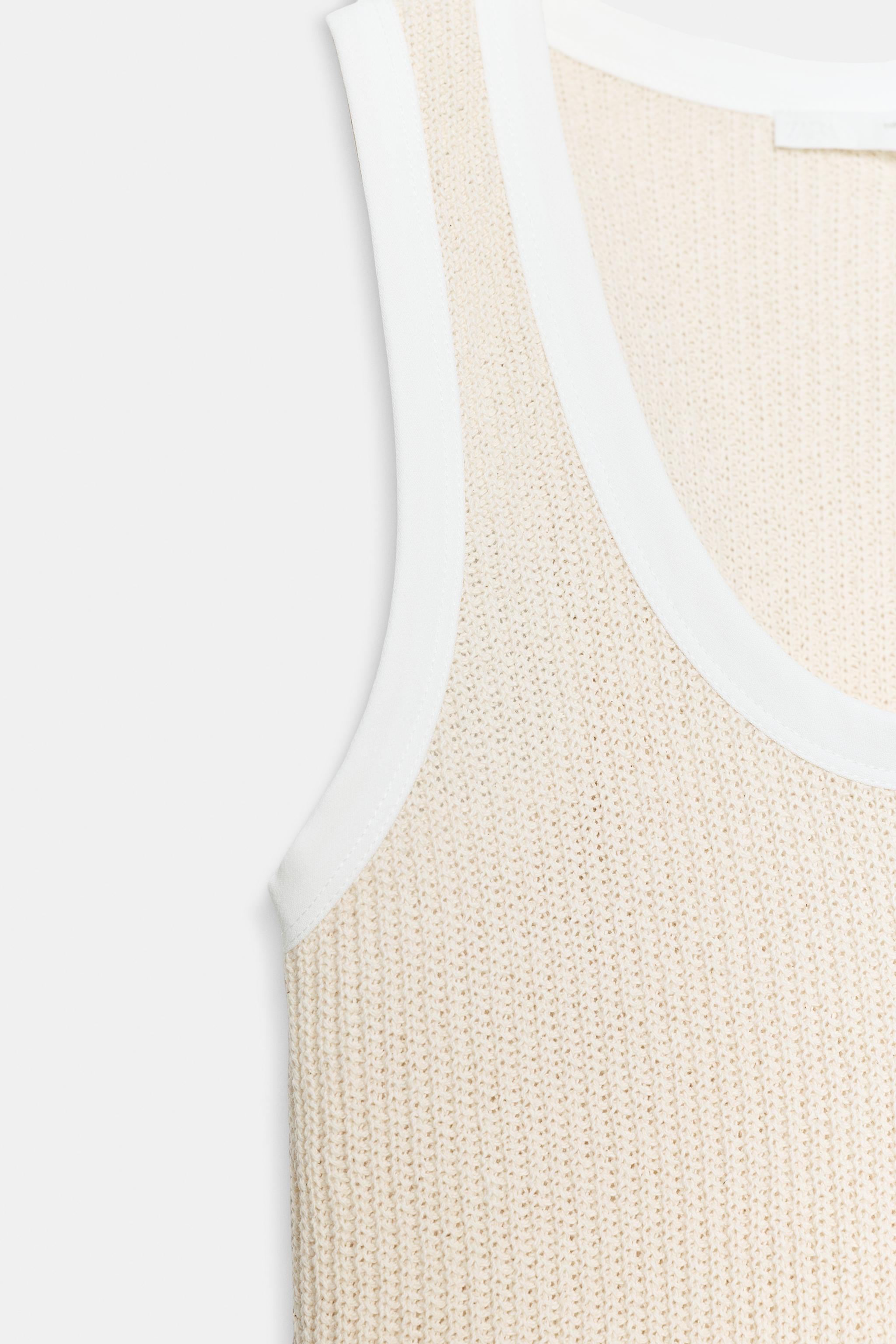 CONTRAST PIPING TOP | Zara US