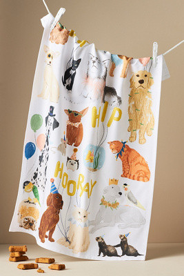 Hip Hip Hooray Dish Towel | Anthropologie (US)