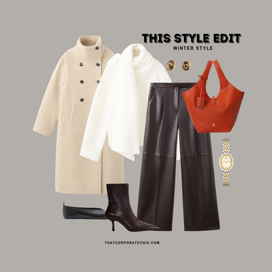 Winter outfit idea, wear to the office, elevated day look

#LTKbag #LTKworkwear #LTKstyletip