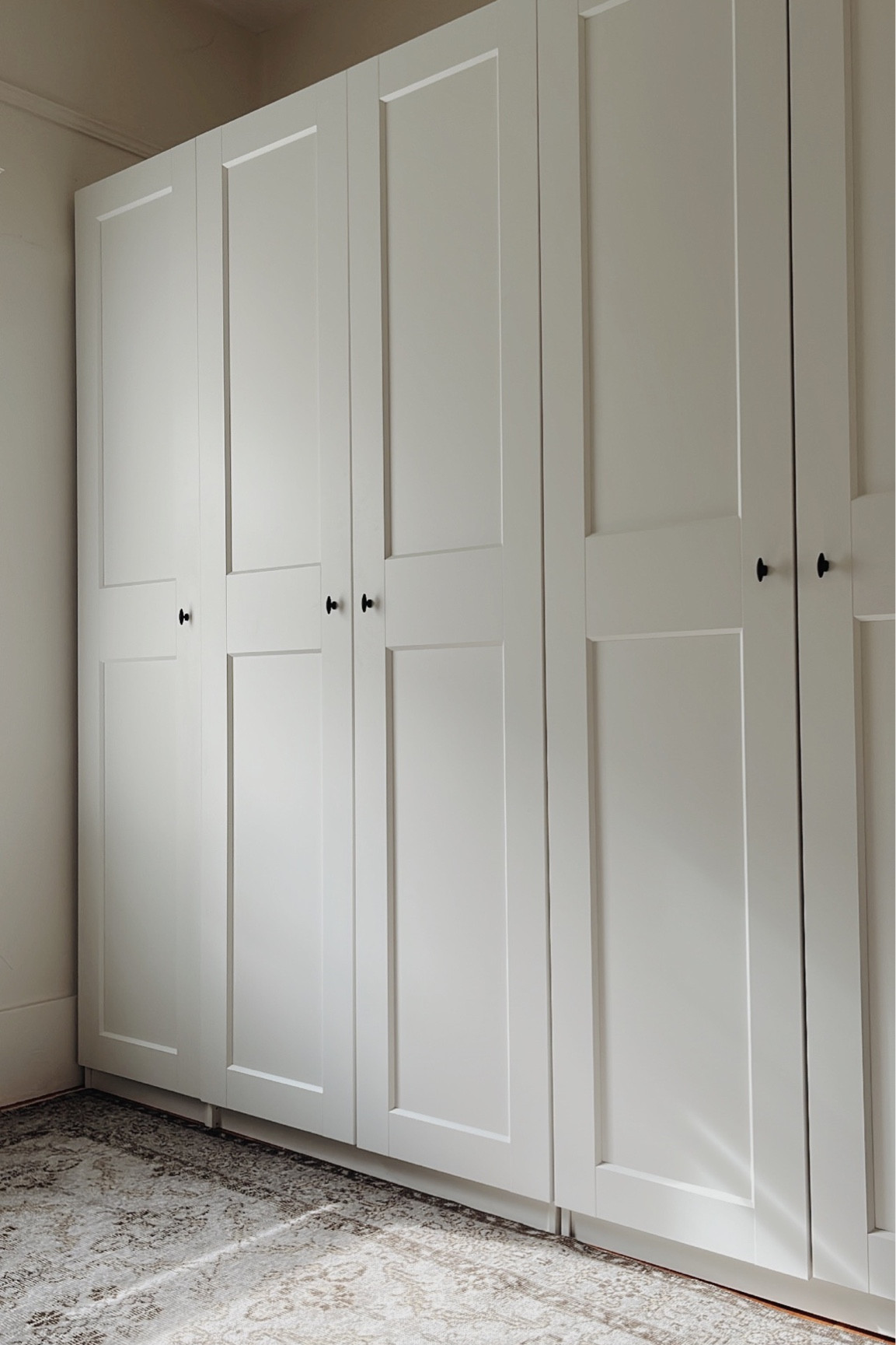 Ikea pax and black oval knobs from Amazon 

#LTKhome