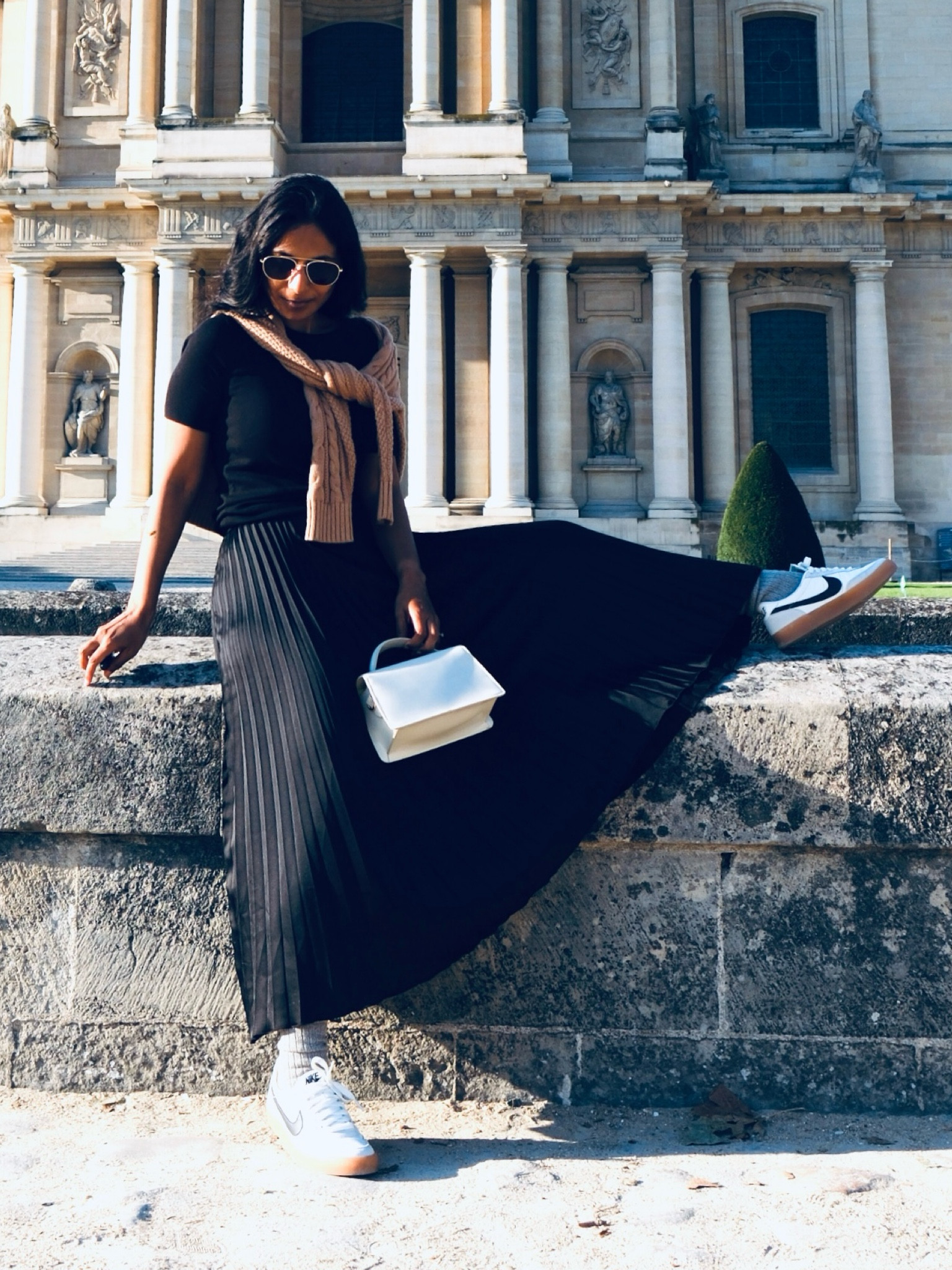 This week you’ll see all my outfits from my Paris trip. I only took carry-on luggage so I packed lots of neutrals that could be mixed and matched. And of course, comfortable lifestyle sneakers for all the walking. #ltkparis #parisstyle